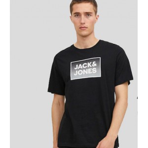 JACK & JONES ΑΝΔΡΙΚΟ  T-SHIRT BLACK 12249331