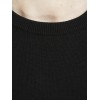 JACK & JONES ΠΛΕΚΤΟ ΛΕΠΤΟ ΠΟΥΛΟΒΕΡ BLACK 12137190 JACK & JONES ΠΛΕΚΤΟ ΛΕΠΤΟ ΠΟΥΛΟΒΕΡ BLACK 12137190