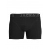 JACK & JONES UNDERWEAR BOXER BLACK ASPHALT 3 PACK 12250607