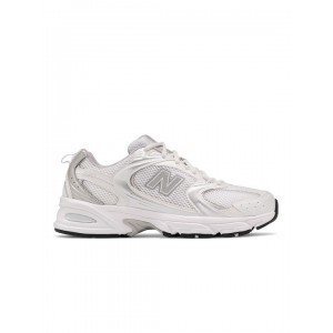 NEW BALANCE ΑΝΔΡΙΚΑ CHUNKY SNEAKERS WHITE-SILVER LIFESTYLE MR530EMA