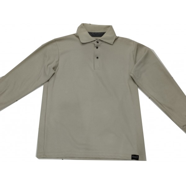 PACO & CO ΑΝΔΡΙΚΟ ΜΑΚΡΥΜΑΝΙΚΟ POLO BEIGE 2381844 PACO & CO ΑΝΔΡΙΚΟ ΜΑΚΡΥΜΑΝΙΚΟ POLO BEIGE 2381844
