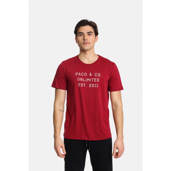 PACO & CO  ΑΝΔΡΙΚΟ T-SHIRT 2431033 RED