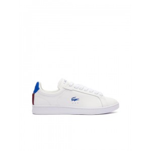 LACOSTE ΑΝΔΡΙΚΑ ΔΕΡΜΑΤΙΝΑ WHITE SNEAKERS CARNABY PRO WHITE 747SMA0043080
