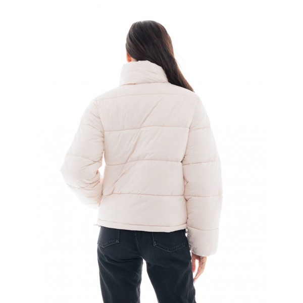 Biston fashion γυναικείο κοντό μπουφάν με ψηλό γιακά Biston fashion γυναικείο κοντό μπουφάν με ψηλό γιακά