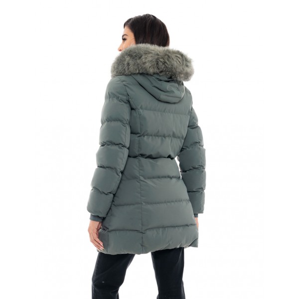 Biston fashion γυναικείο μακρύ μπουφάν Biston fashion γυναικείο μακρύ μπουφάν
