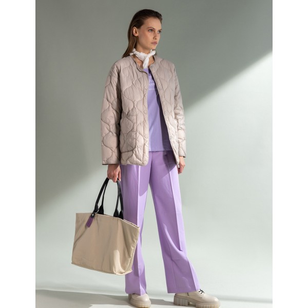 Splendid fashion γυναικείο μπουφάν χωρίς γιακά