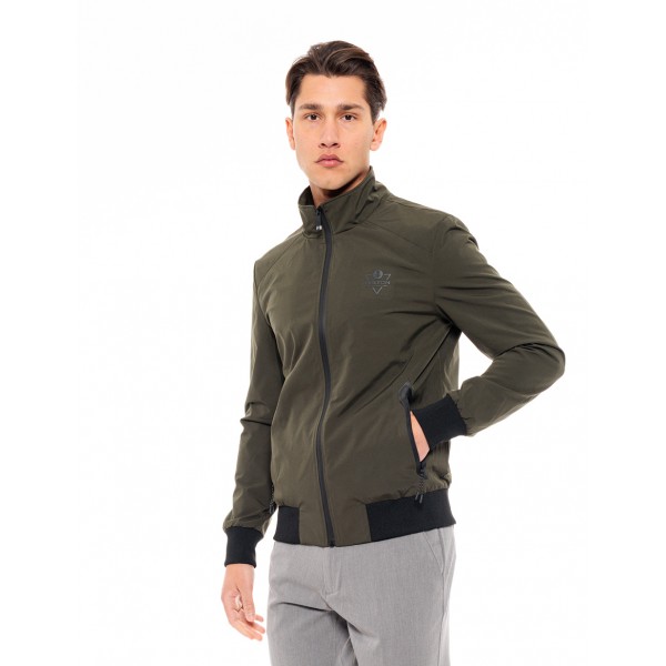 Biston fashion ανδρικό πανωφόρι με γιακά