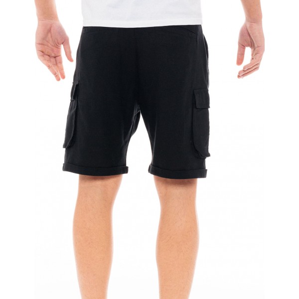 Splendid fashion ανδρική λινή cargo βερμούδα Splendid fashion ανδρική λινή cargo βερμούδα