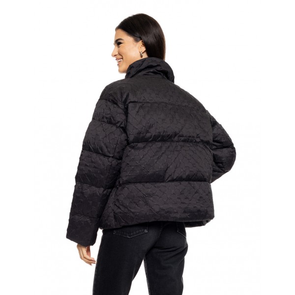Biston fashion γυναικείο κοντό μπουφάν με γιακά Biston fashion γυναικείο κοντό μπουφάν με γιακά