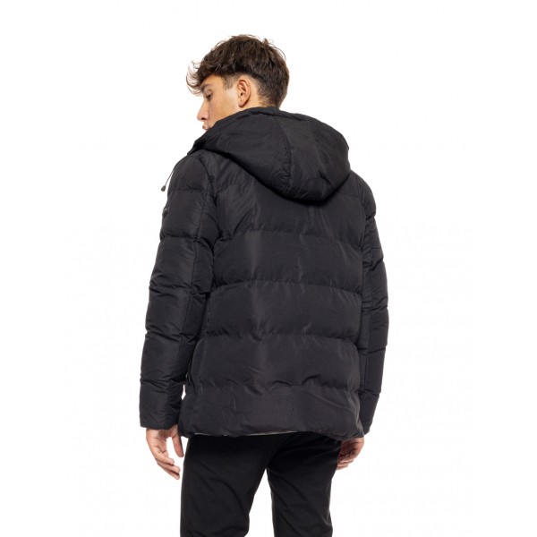 Biston fashion ανδρικό κοντό μπουφάν με αποσπώμενη κουκούλα Biston fashion ανδρικό κοντό μπουφάν με αποσπώμενη κουκούλα