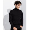 Smart fashion ανδρική πλεκτή μπλούζα με όρθιο γιακά