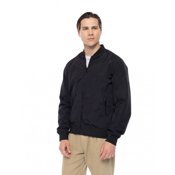 Biston fashion ανδρικό bomber πανωφόρι με γιακά Biston fashion ανδρικό bomber πανωφόρι με γιακά