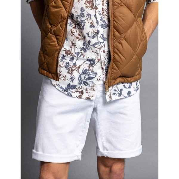 Biston fashion ανδρική 5τσεπη τζιν βερμούδα Biston fashion ανδρική 5τσεπη τζιν βερμούδα