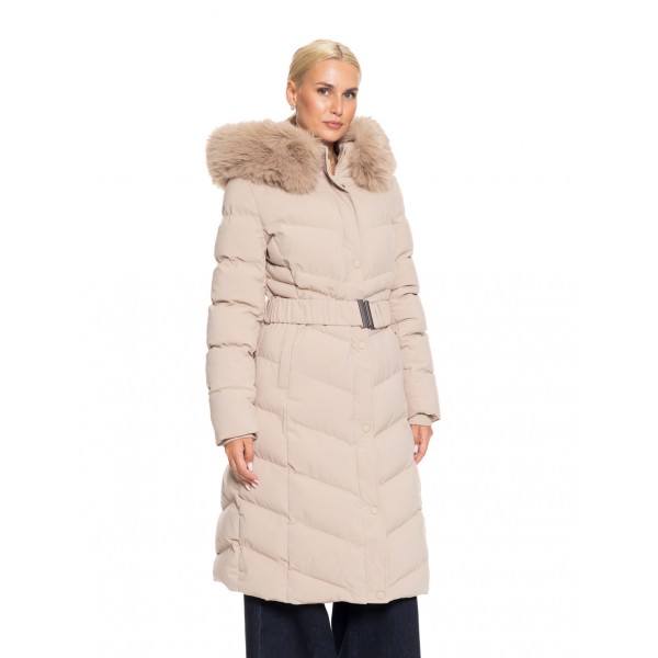 Splendid fashion γυναικείο μακρύ μπουφάν με κουκούλα Splendid fashion γυναικείο μακρύ μπουφάν με κουκούλα