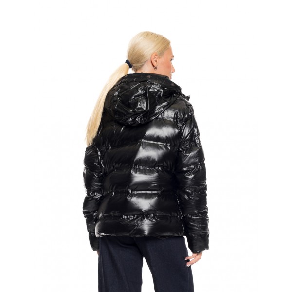 Biston fashion γυναικείο κοντό μπουφάν με κουκούλα Biston fashion γυναικείο κοντό μπουφάν με κουκούλα