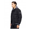 Biston fashion ανδρικό bomber μπουφάν με αποσπώμενη κουκούλα Biston fashion ανδρικό bomber μπουφάν με αποσπώμενη κουκούλα