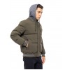 Biston fashion ανδρικό bomber μπουφάν με αποσπώμενη κουκούλα Biston fashion ανδρικό bomber μπουφάν με αποσπώμενη κουκούλα