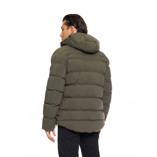 Splendid fashion ανδρικό κοντό μπουφάν με αποσπώμενη κουκούλα Splendid fashion ανδρικό κοντό μπουφάν με αποσπώμενη κουκούλα