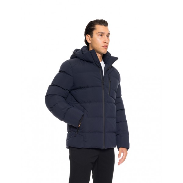 Biston fashion ανδρικό κοντό μπουφάν με αποσπώμενη κουκούλα Biston fashion ανδρικό κοντό μπουφάν με αποσπώμενη κουκούλα