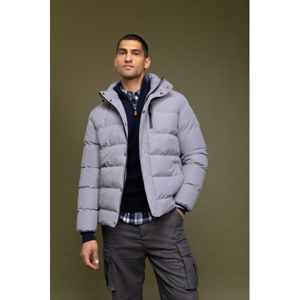 Biston fashion ανδρικό κοντό μπουφάν με αποσπώμενη κουκούλα Biston fashion ανδρικό κοντό μπουφάν με αποσπώμενη κουκούλα