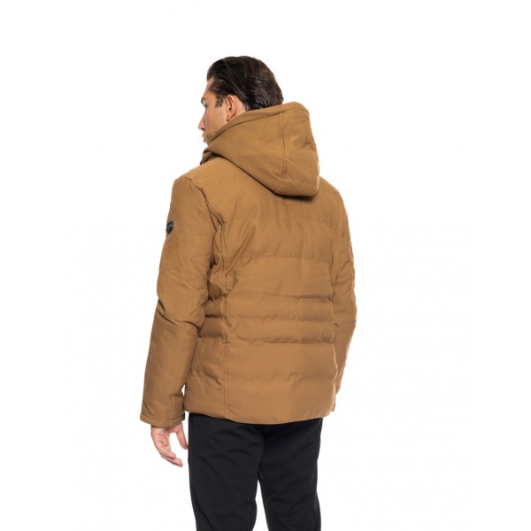 Biston fashion ανδρικό κοντό μπουφάν με αποσπώμενη κουκούλα