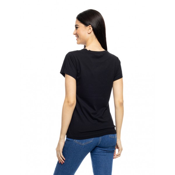 S' Γυναικείο t-shirt με τύπωμα ''SHORT GLASS'' S' Γυναικείο t-shirt με τύπωμα ''SHORT GLASS''