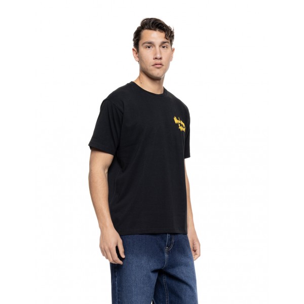 Smart Ανδρικό oversized μπλουζάκι με τύπωμα "wind, waves, freedom" Smart Ανδρικό oversized μπλουζάκι με τύπωμα "wind, waves, freedom"