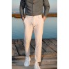 Smart Ανδρικό λινό chinos παντελόνι Smart Ανδρικό λινό chinos παντελόνι